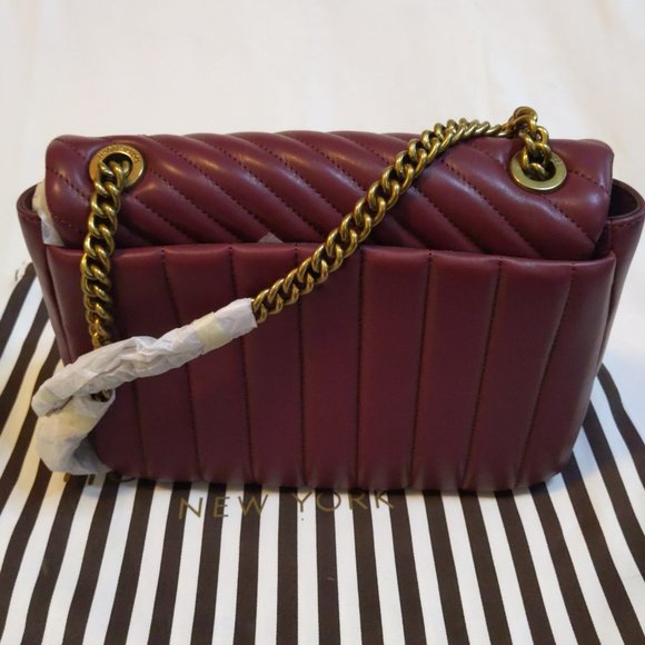 NWOT Henri Bendel 712 Convertible Shoulder Bag in Oxblood - Picture 5 of 16